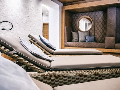 Ruhebereich im Familien-Spa-Bereich im Wellnesshotel Der Engel