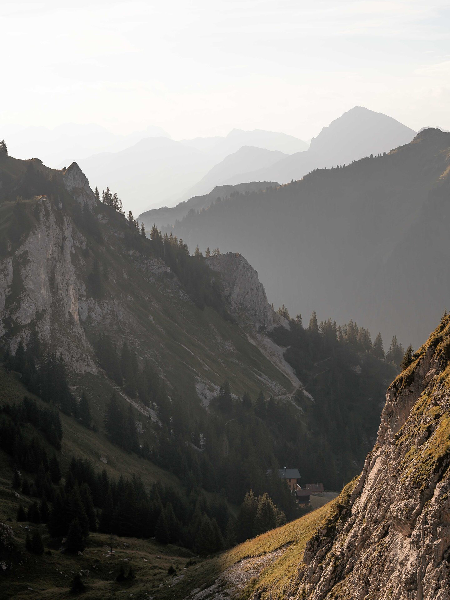 Gimpel Rotflüh und Köllenpsitze im Tannheimer Tal im Sommer