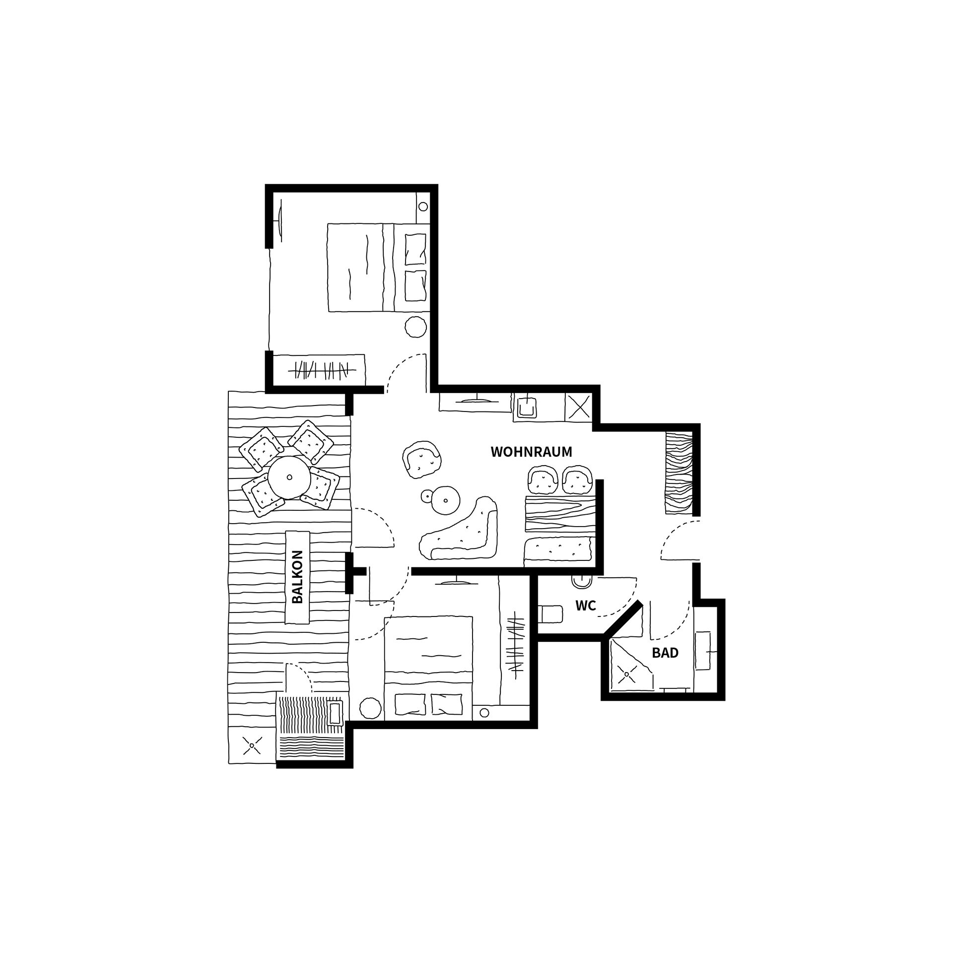 Suites – Grundriss