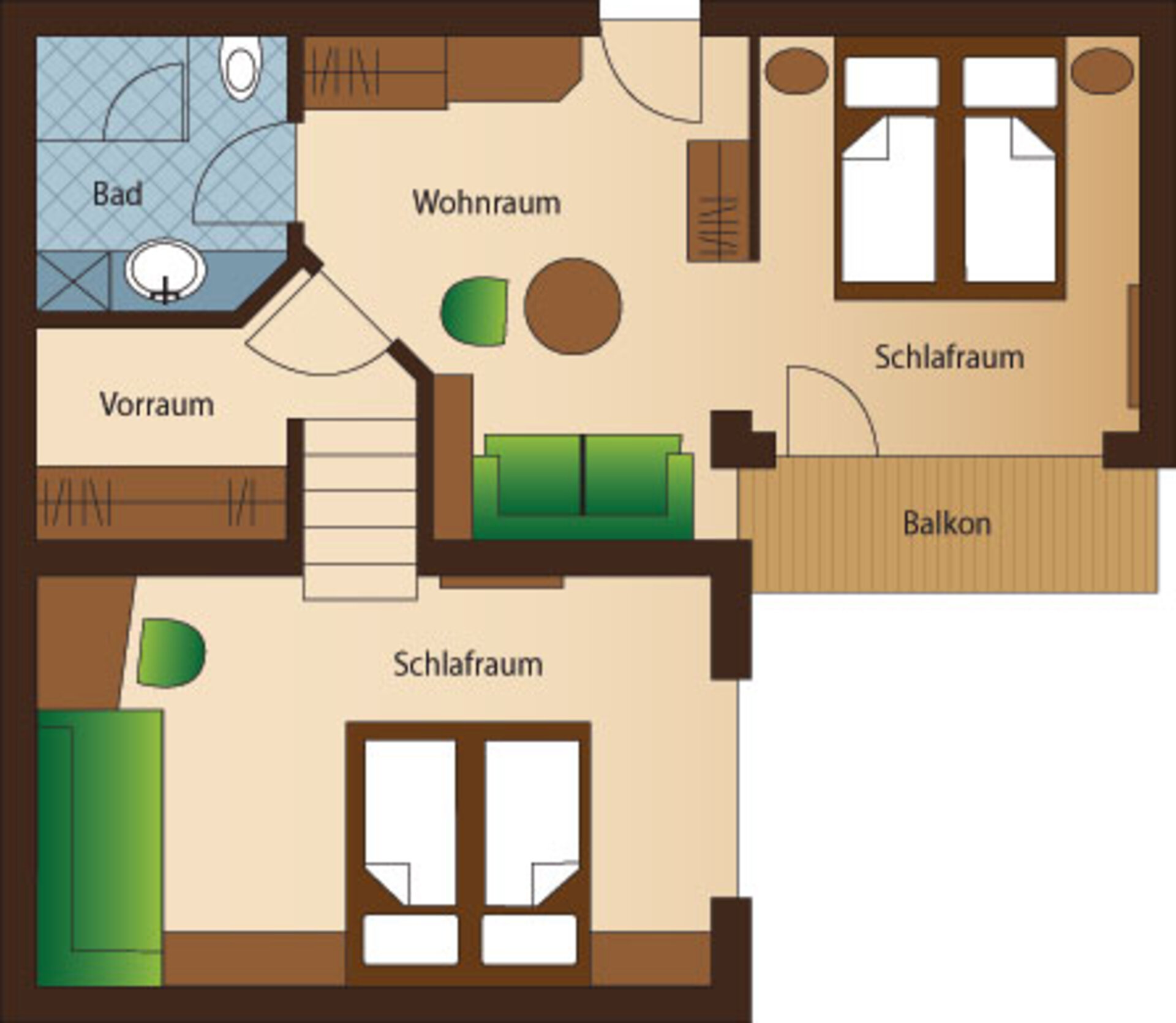 Zwei – Grundriss