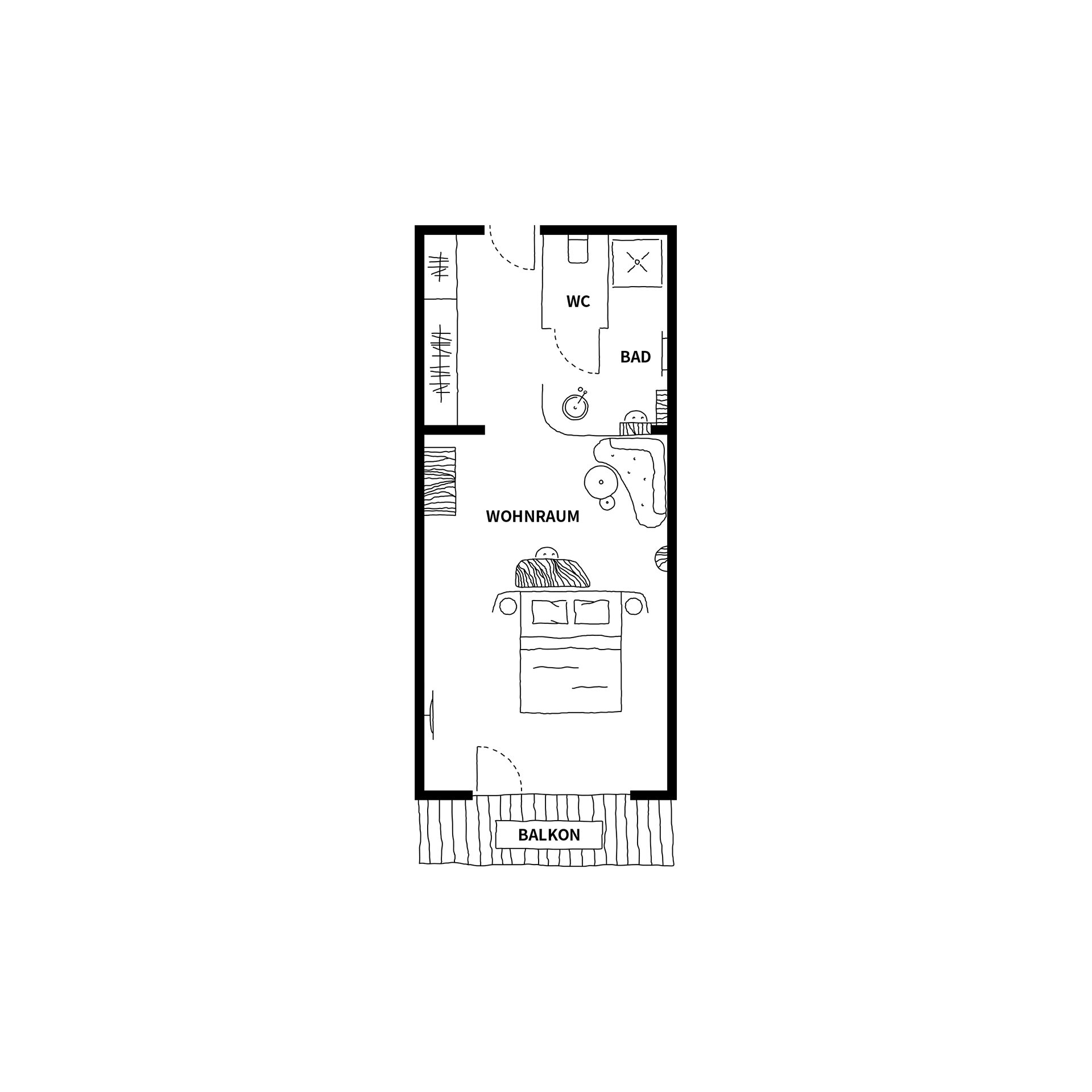 Top Comfort Room South – Grundriss